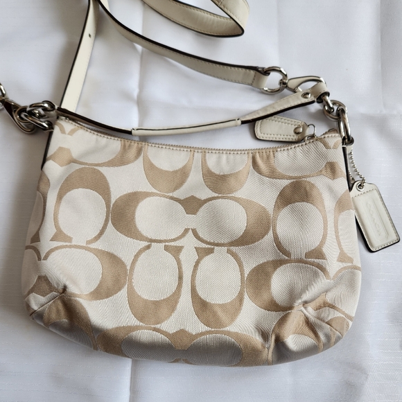 Coach Kristin Signature Cream Convertible Bag No. L1257-F22302 - Picture 8 of 11